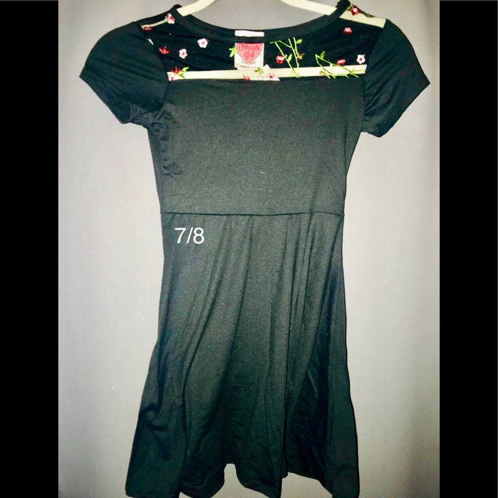 Floral Girls Dress 7/8